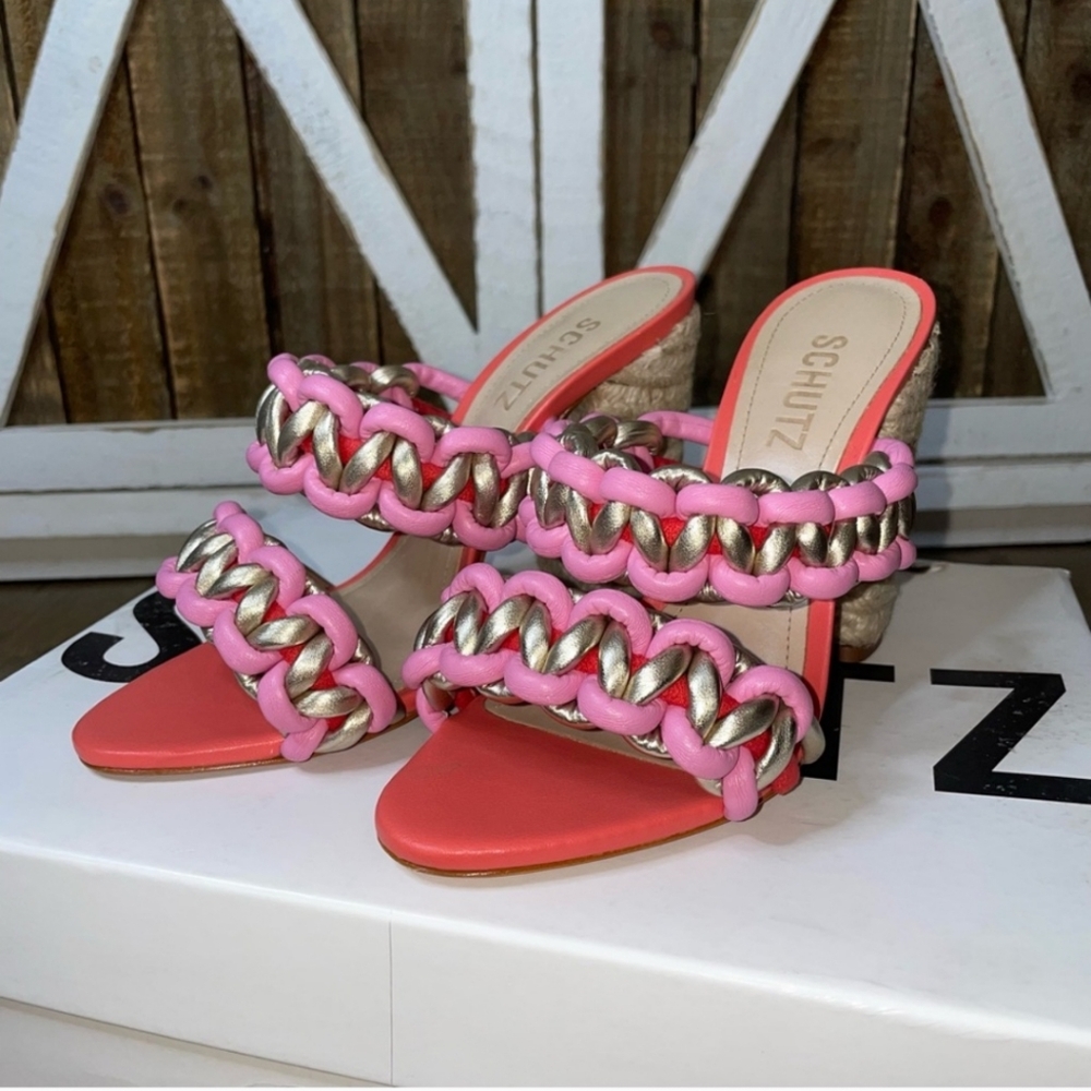 Schutz Strapless Heels, EUC - Picture 2 of 5